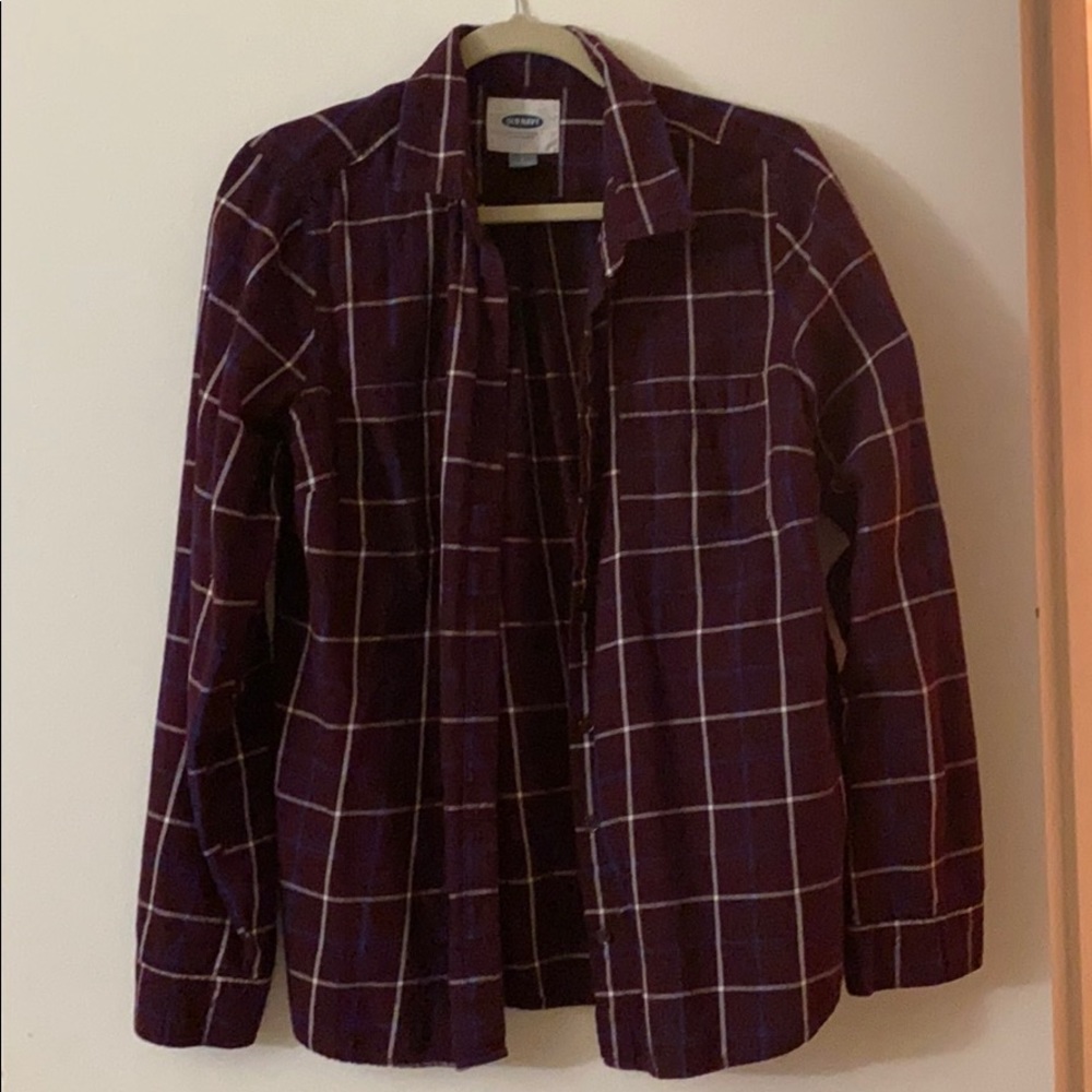 Dark Purple Flannel
